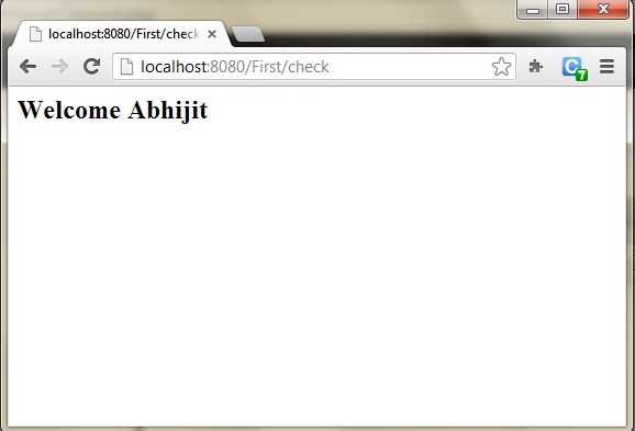 servlet request example output