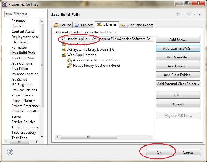 steps to create servlet application in eclipse