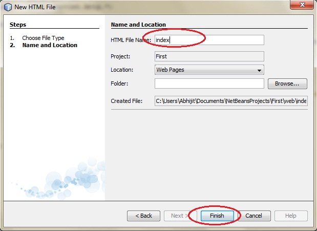 steps to create servlet application in netbeans