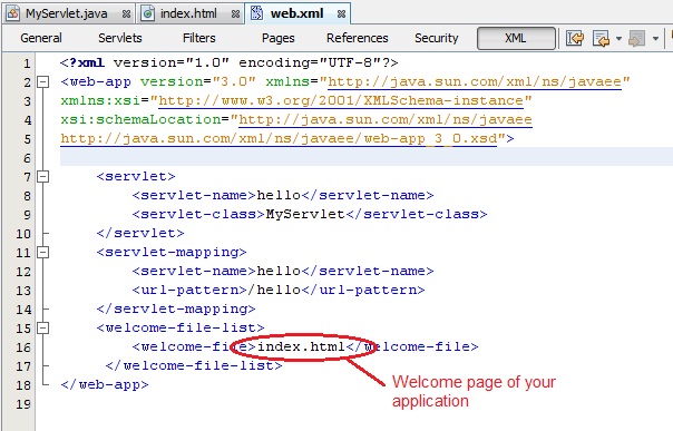 steps to create servlet application in netbeans